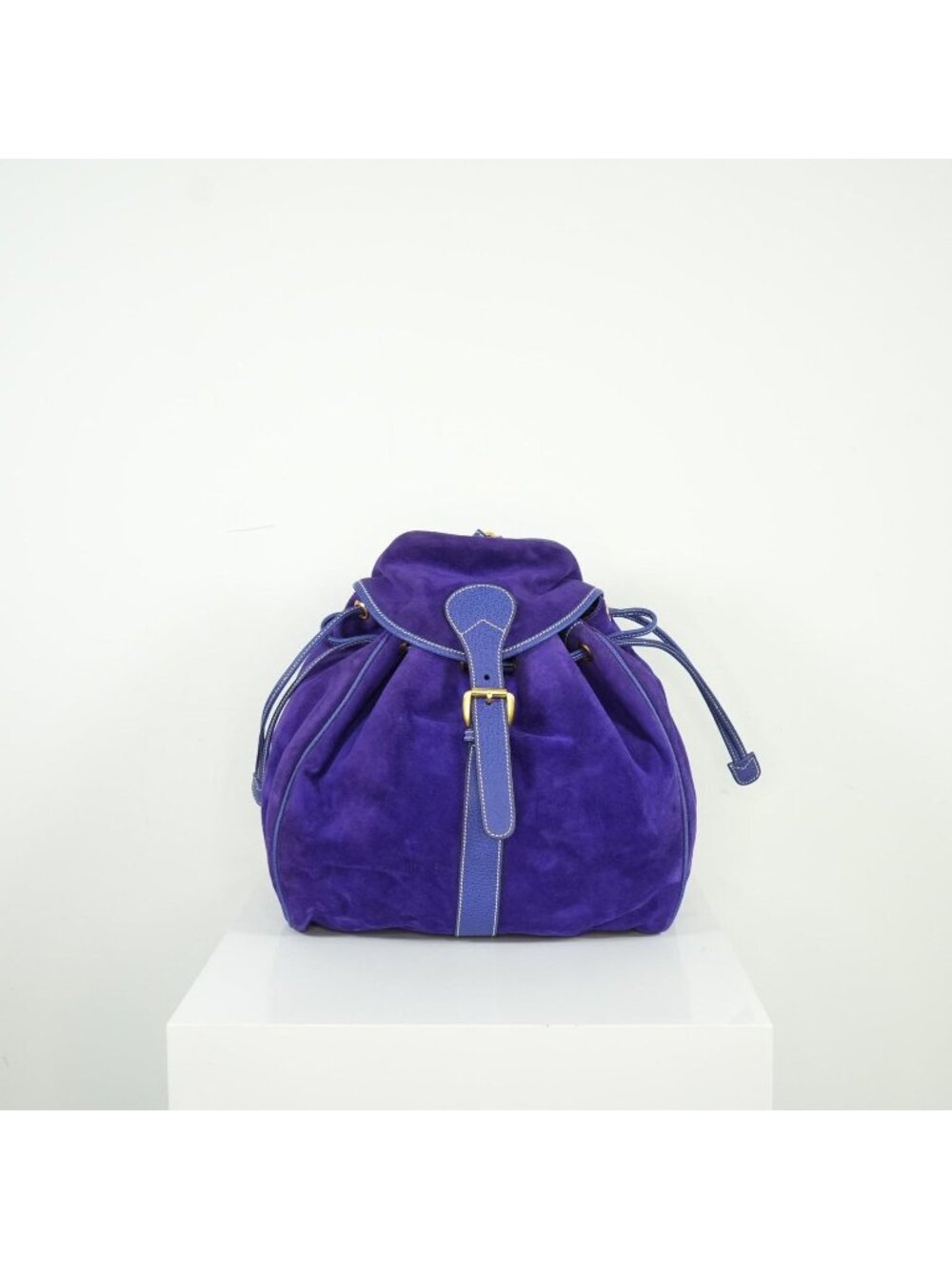 Gucci Purple Suede Backpack